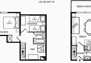 Quiet 3-Room Duplex, 6/7 Pers. in Méribel