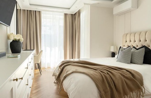 Sofia City Center Apartment | Downtown Opia - Designer 2BR 2Bath - Sauna - Private Parking