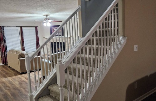 West Newton House | Enjoyable 5-bedroom house with hot tub in Indianapolis. 9 min to airport.