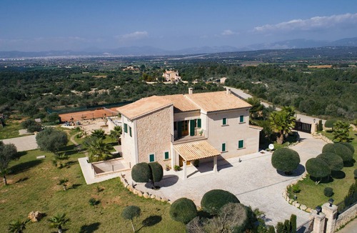 Son Gual Villa | Luxurious Villa with pool, BBQ, swings, tennis court, Volleyball court, Gym