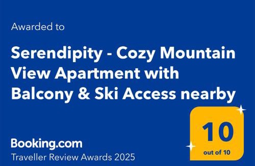 Shiligarnika Apartment | Mountain View Apartment with Balcony & Ski Access nearby - Serendipity