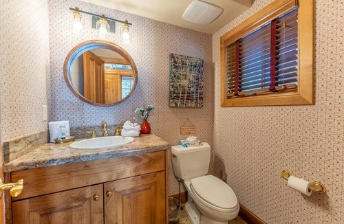 Elk Run House | Spacious Decks with Private Hot Tub Near Nordic Center and Golf Course!
