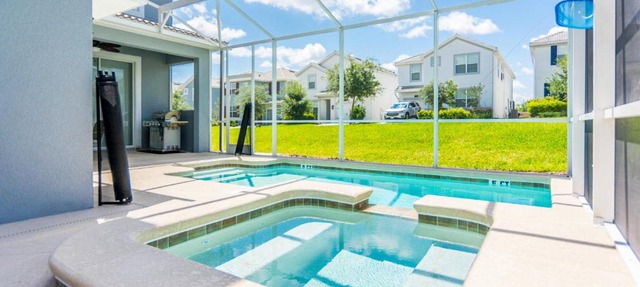 Adorable Vacation Single Home with Private Pool CG1592 in Davenport