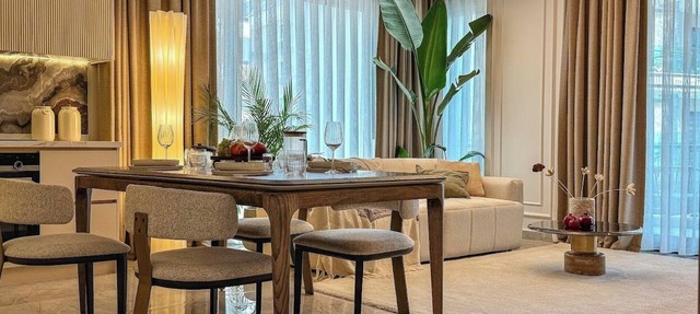 Apartment 2+1 Qoople Legend C9 100 meters from the sea in Alanya