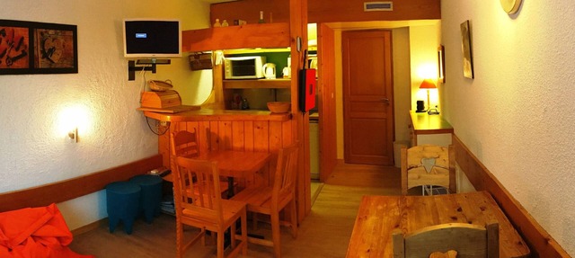 Arcs 1800, 5 people, Résid Lauzières, direct access to the slopes in Bourg-Saint-Maurice