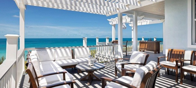 Beach House w/Sunset View, Pool, Gym, Pickleball in Governors Harbour