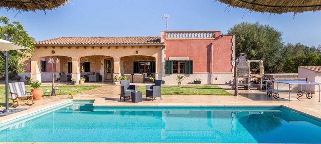 Charming Finca "Son Pou" with Mountain View, Pool, Wi-Fi, Terrace & Garden in Sancelles