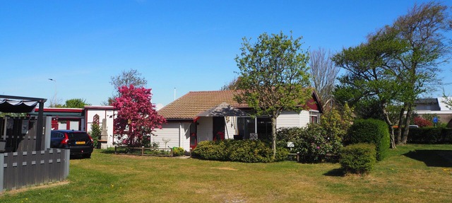 Comfortable and sunny bungalow at the beach, dunes and flower fields full in Sint Maartensvlotbrug