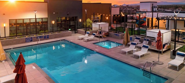 Desert Ridge Condo Shared Rooftop Pool + Sauna + Mountain Views | Azur #245 in Phoenix