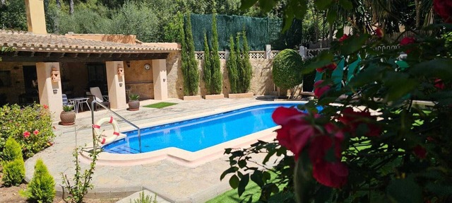 El Ranchito, villa in Paguera, Majorca, quiet area, with swimming pool and barbecue. in Peguera