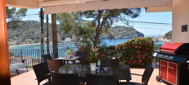 "La Oliva Port de Soller" fantastic views, private terraces, 5' Beach, BBQ in Port de Sóller