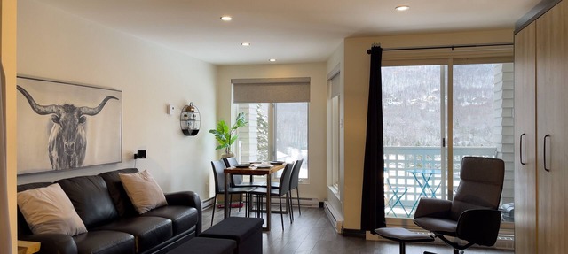 Loft Ski-in/Ski-out Stoneham resort in Stoneham-et-Tewkesbury
