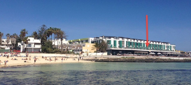 Luxury apartment directly on the beach, 200 m from old Corralejo harbour in Corralejo
