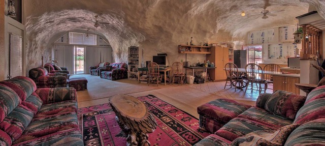 Massive 3 Bedroom Glamping Cave with Views of the Colorado River in Moab