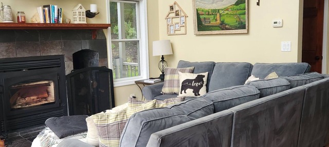 Mountain side house with game room, hot tub, firepit 1 mile from Lambertville in Lambertville