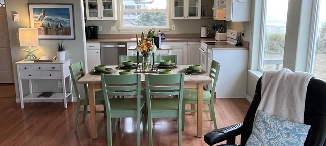 Oceanfront, steps from beach in Cloverdale
