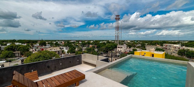Private Downtown Studio w/Rooftop Pool in Tulum
