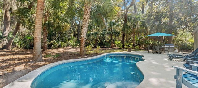 Private Pool ~ Cabana ~ 5 Deer Run Lane in Hilton Head Island