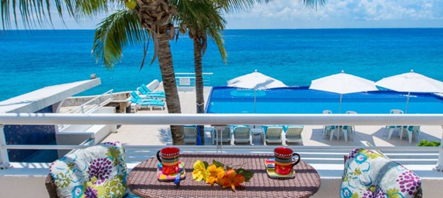 Restful Oceanfront 1BR, Northshore, Low Density building with only 12 condos. in Cozumel