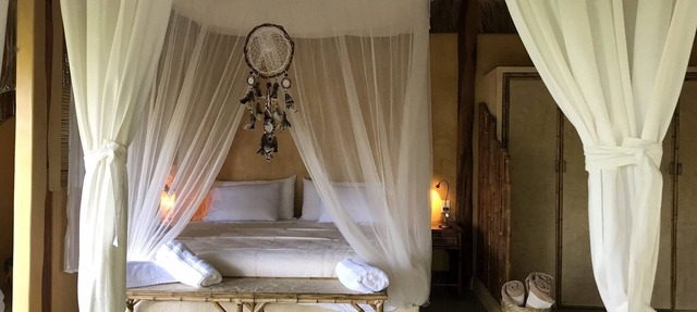 Romantic bungalow surrounded by trees. in Zihuatanejo