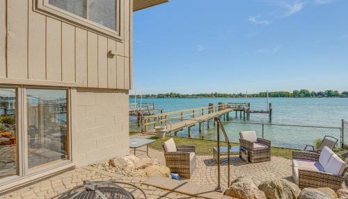 Spacious Riverfront Home w/Dock in St Clair! in St. Clair