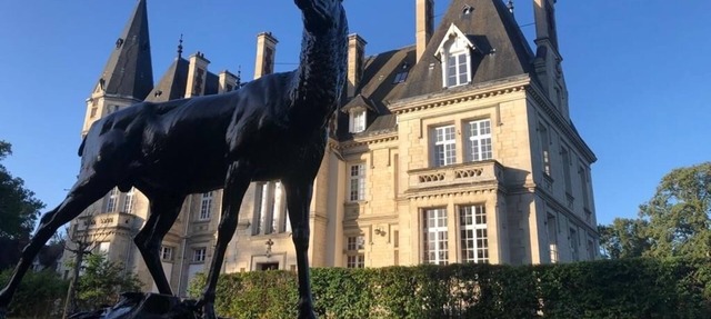 Stay in a chateau! 4 bedroom apartment with private pool near Paris! in Saint-Jean-aux-Bois