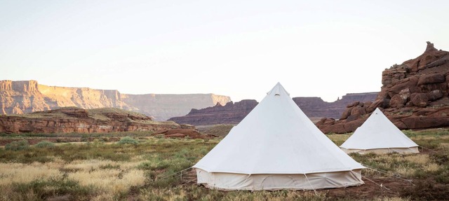 Twin Tent with Shared Bathroom - Nestled among the Abajo Mountains. in Moab