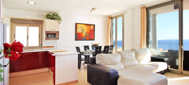 Villa Es Bufedo, frontline holiday home with spectacular sea views in Cala Pi in Cala Pi