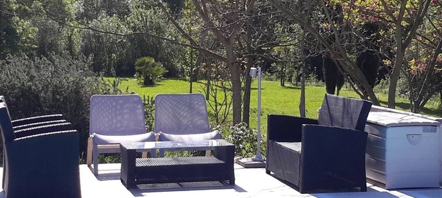 Villa "Idyllic guest wing of villa" with Mountain View, Pool, Garden, Terrace, A/C & Wi-Fi in Sales de Llierca