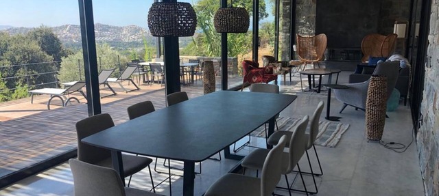 Villa With a Pool and Terrace in Bodrum Gumusluk in Bodrum
