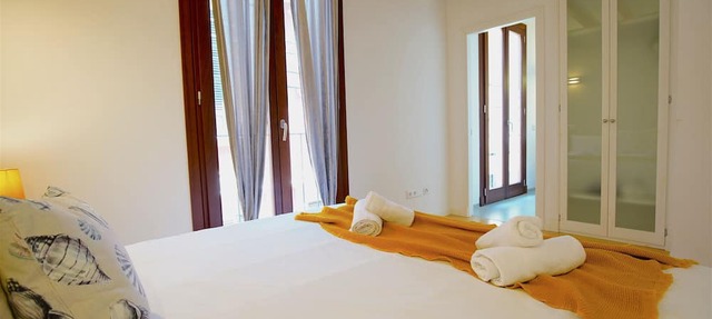 Central Apartment with AC, Wifi, Shared Terrace, Balcony and Bright in Palma
