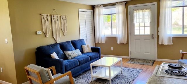 One Bedroom Loft Apartment - five minutes to Crystal Mt resort Pet friendly in Copemish