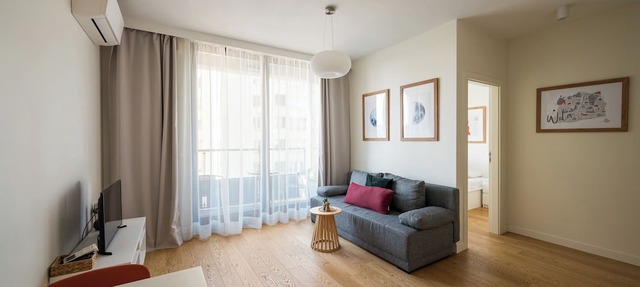 Ogrodowa Peaceful Blue Apartment in Warszawa